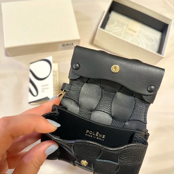 Polene Neiti wallet cardholder Black small - Picture 2 of 4